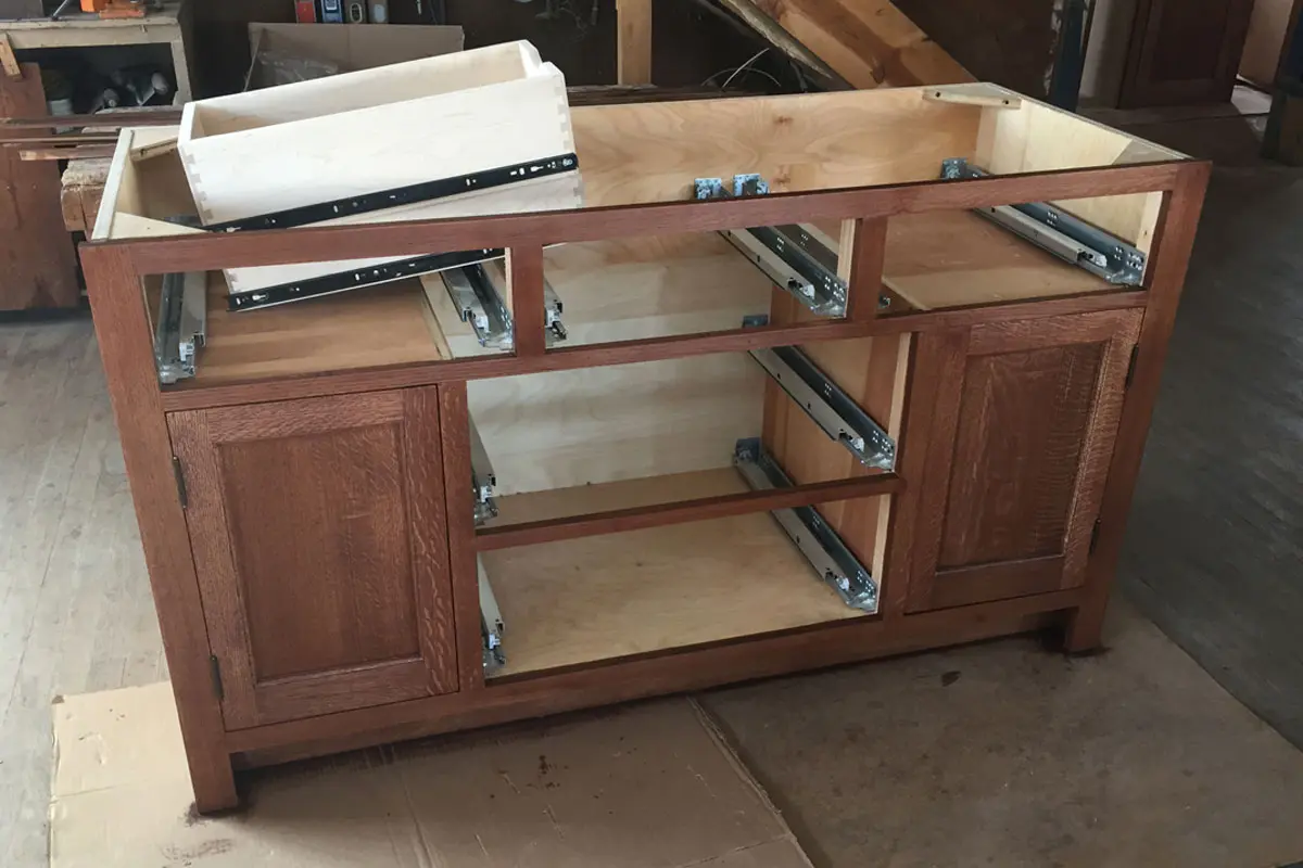 Undercount Full extension soft close drawer slides