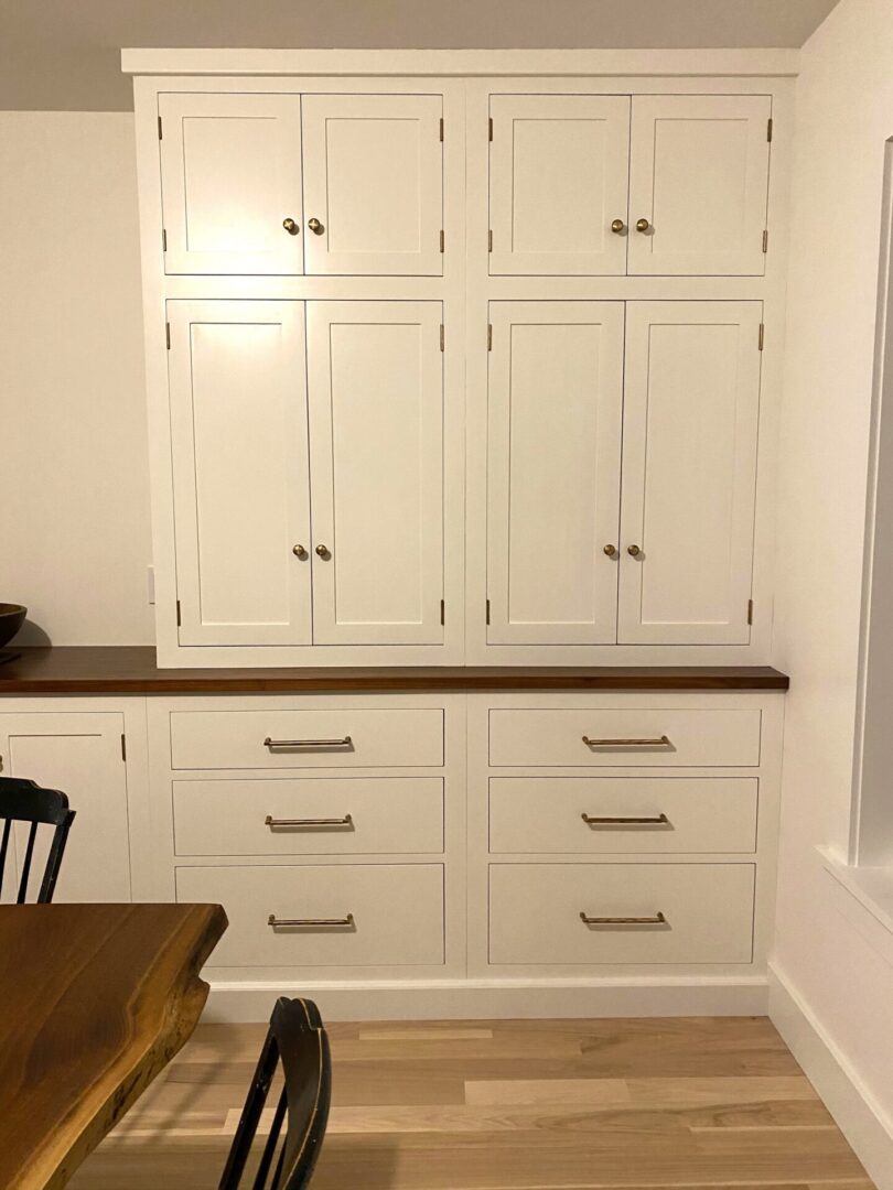 Custom Painted Built-in Cabinetry